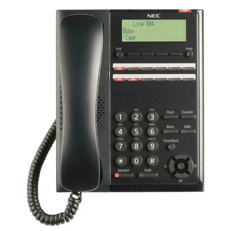 NEC Digital 12-Button Telephone - Black NEC-BE117451
